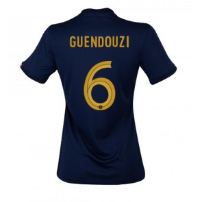 Frankrig Matteo Guendouzi #6 Hjemmebanetrøje Dame VM 2022 Kort ærmer